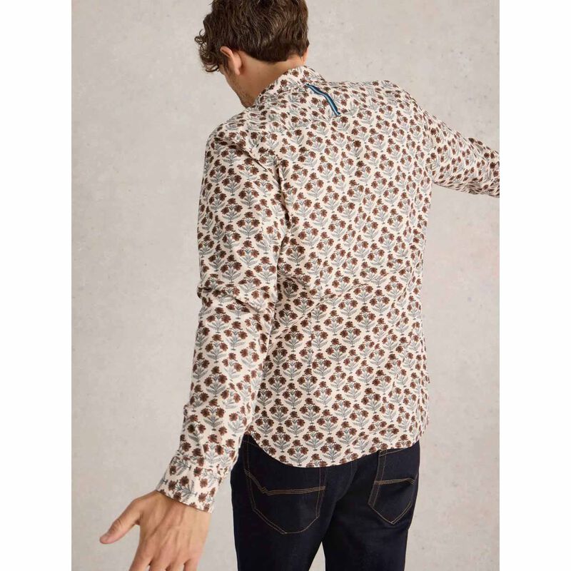White Stuff Large Dandelion Printed Shirt image number 1